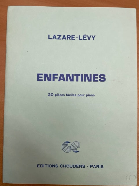 Lazare Lévy Enfantines 20 pièces faciles pour piano