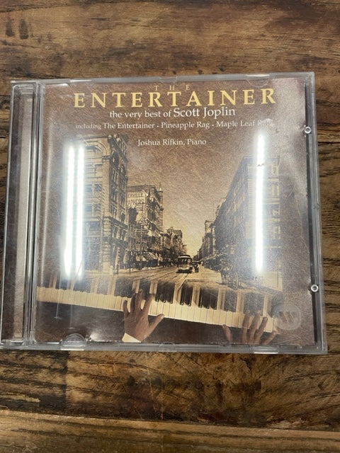 CD The Entertainer, the very best of Scott Joplin Joshua Rifkin, piano- 3000 partitions, livres et vinyles d'occasion  en vente sur notre site internet gastonmusicclub.fr Gaston Music Store