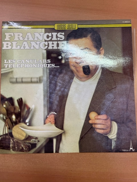 Vinyle Francis Blanche Les canulars téléphoniques-3000 partitions, livres et vinyles d'occasion en vente sur notre site internet gastonmusicclub.fr Gaston Music Store