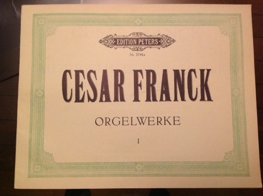 César Franck Orgelwerke volume 1, partition pour orgue- 3000 partitions, livres et vinyles d'occasion  en vente sur notre site internet gastonmusicclub.fr Gaston Music Store