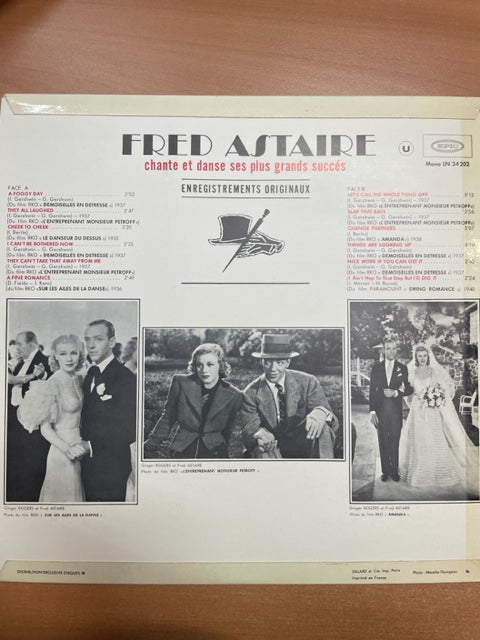 Vinyle Fred Astaire chante et danse ses plus grands succès