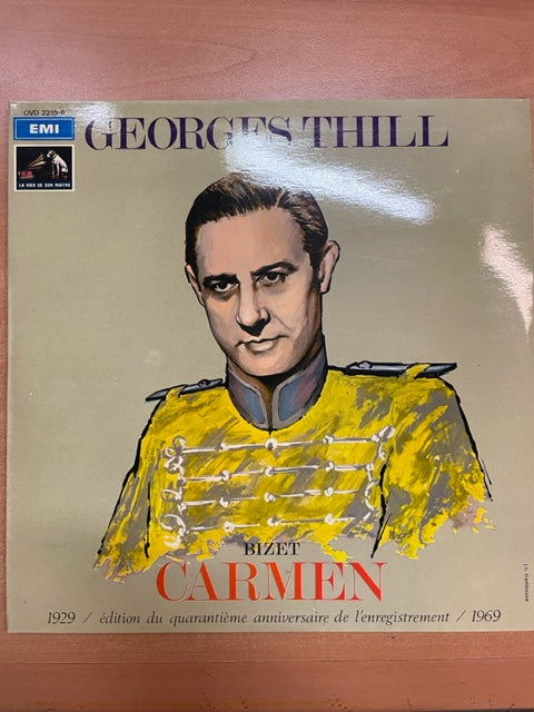 Vinyle Georges Bizet Carmen opéra en 4 actes (2 disques) Georges Thill