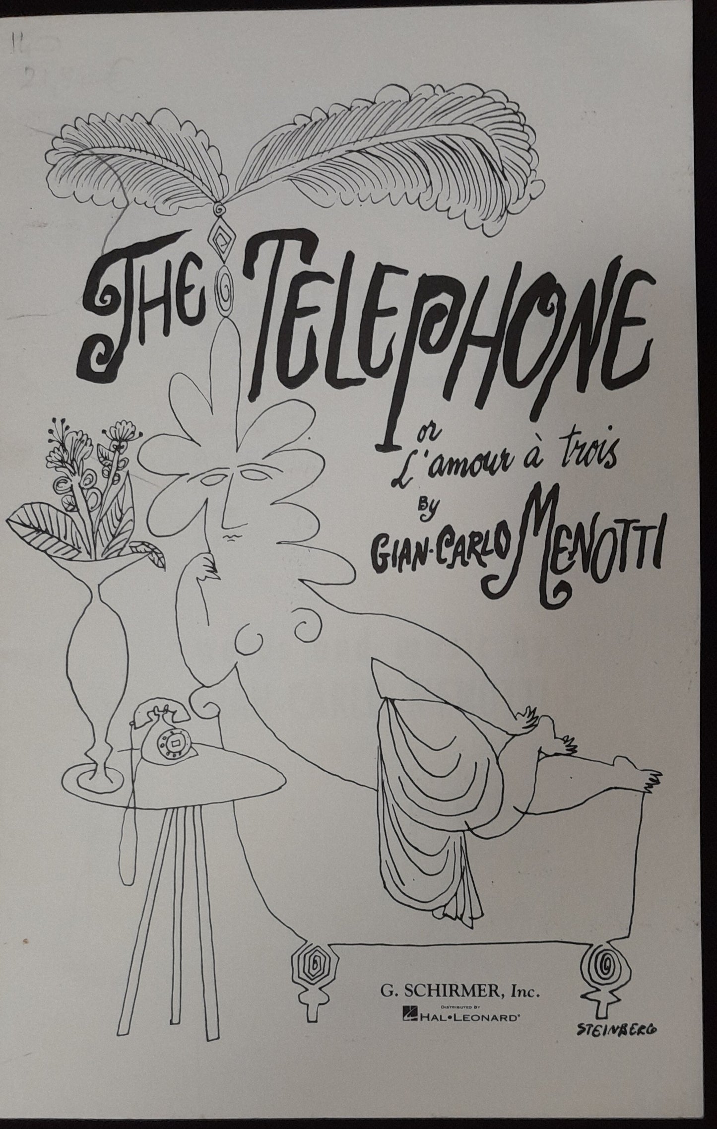 Gian-Carlo Menotti The telephone ou L'amour à  trois