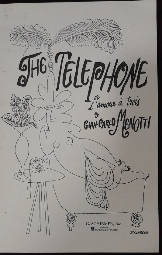 Gian-Carlo Menotti The telephone ou L'amour à  trois