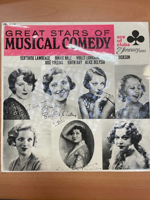 Vinyle Great stars of Musical Comedy-3000 partitions, livres et vinyles d'occasion en vente sur notre site internet gastonmusicclub.fr Gaston Music Store