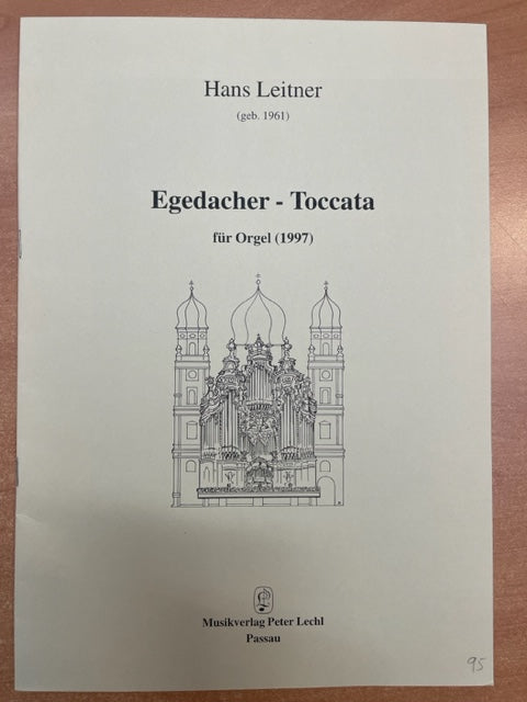 Leitner Hans Egedacher-Toccata pour orgue 3000 partitions, livres et vinyles d'occasion  en vente sur notre site internet gastonmusicclub.fr Gaston Music Store