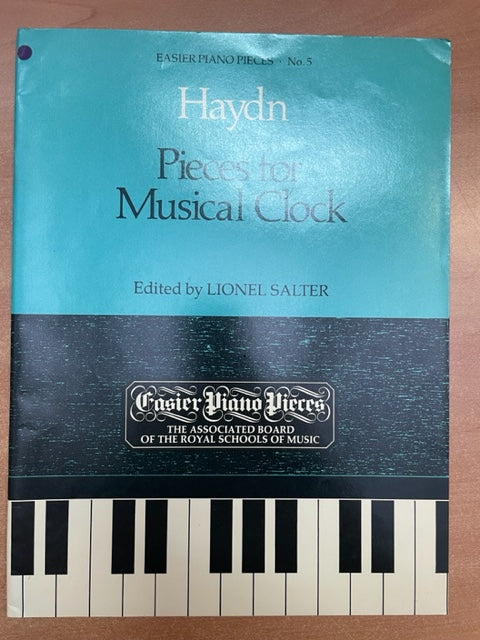 Joseph Haydn Pieces for musical clock partition piano