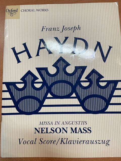 Joseph Haydn Missa In Angustiis Nelson-Messe Hob 22-11 - vocal score