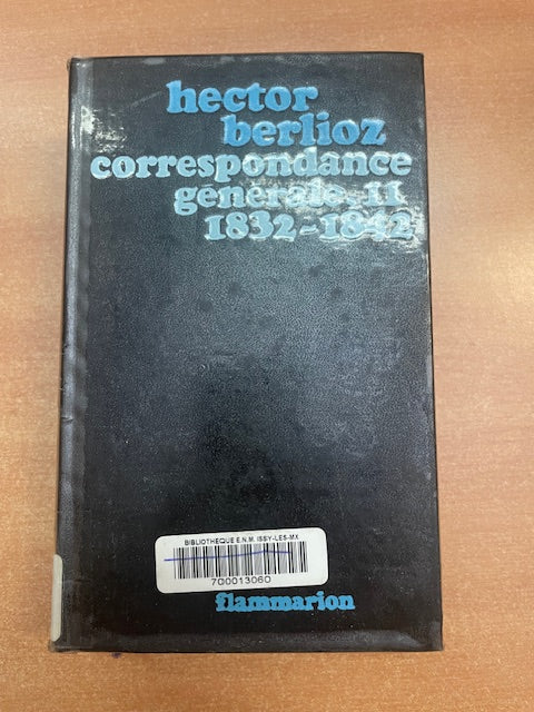 Hector Berlioz Correspondance générale volume 2: 1832-1842-3000 partitions, livres et vinyles d'occasion en vente sur notre site internet gastonmusicclub.fr Gaston Music Store