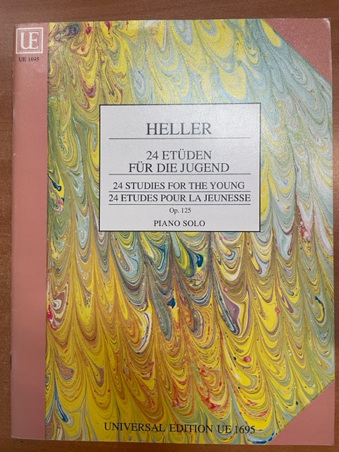 Stéphane Heller 24 études pour la jeunesse opus 125 pour piano