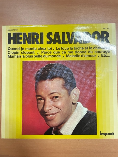 Vinyle Henri Salvador Quand je monte chez toi- 3000 partitions, livres et vinyles d'occasion en vente sur notre site internet gastonmusicclub.fr Gaston Music Store