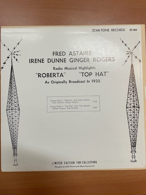 Vinyle Hollywood on the air presents Roberta - Top Hat Radio Musical Highlights