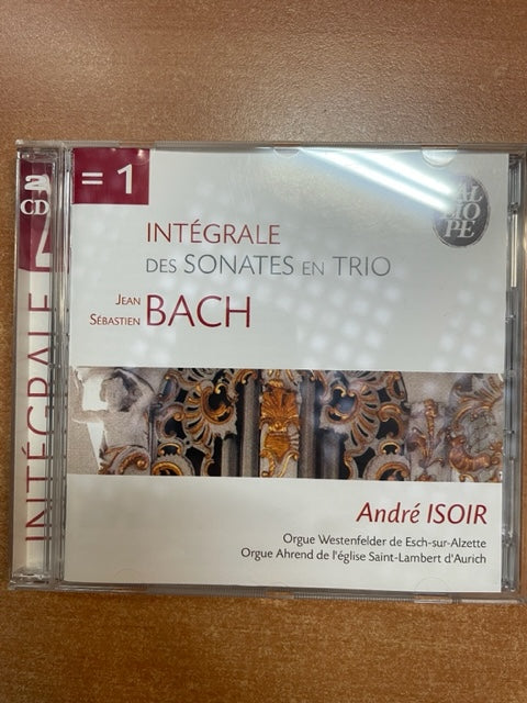 Coffret 2 CD Intégrale des sonates en trio André Isoir pour orgue