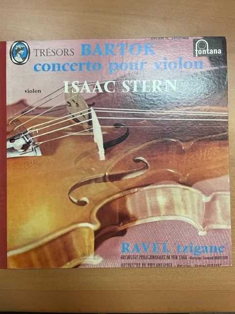 Vinyle Bartok et Ravel Concerto pour violon et Tsigane