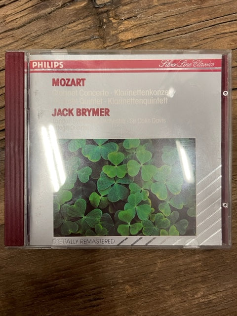 CD Mozart Clarinet concerto - Clarinet Quintet in A Jack Brymer