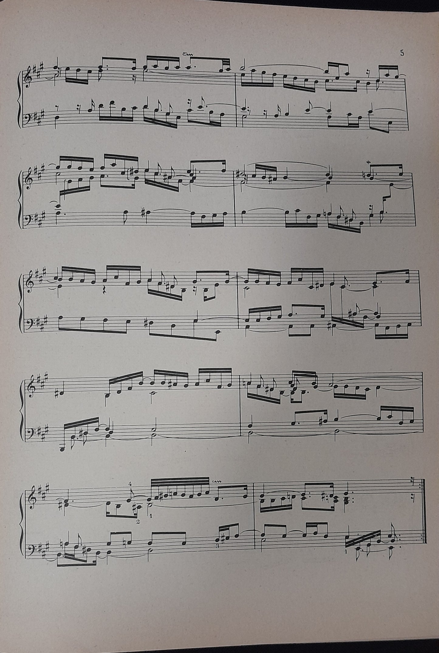Jean Sebastien Bach Suites anglaises volume  1: 1 - 3 partition piano