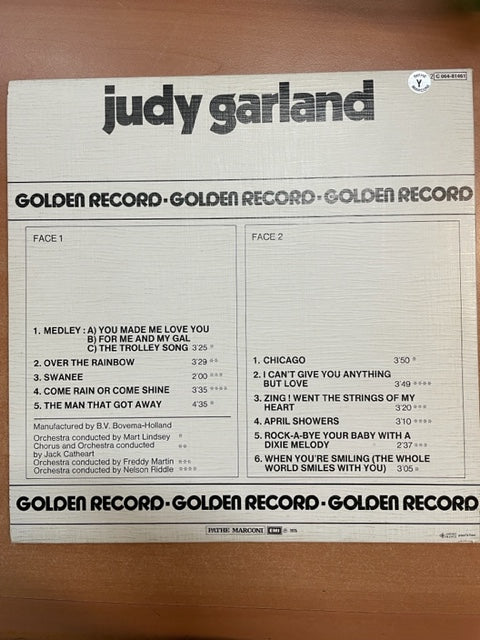 Vinyle Judy Garland Medley