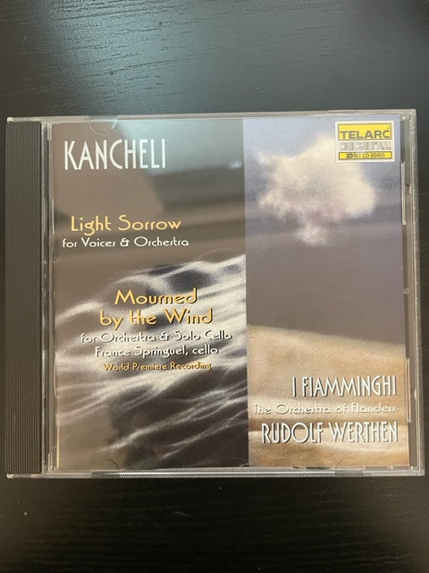 CD Gia Kancheli Light Sorrow for voices & Orchestra Rudolf Werthen-3000 partitions, livres et vinyles d'occasion en vente sur notre site internet gastonmusicclub.fr Gaston Music Store