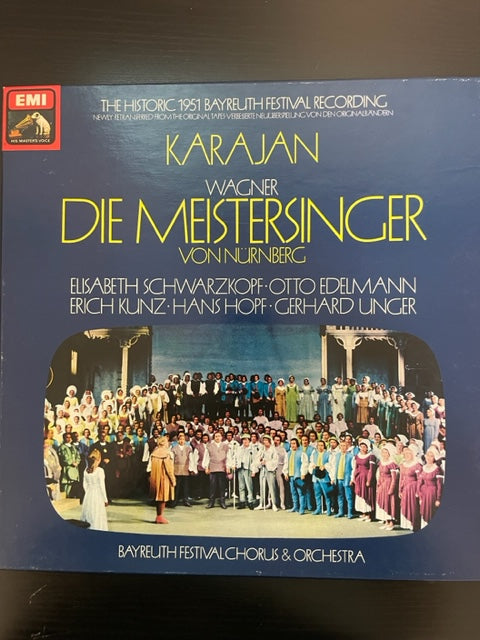 Vinyle Wagner Richard Les maîtres chanteurs (5 disques + livret allemand - anglais)- 3000 partitions, livres et vinyles d'occasion en vente sur notre site internet gastonmusicclub.fr Gaston Music Store