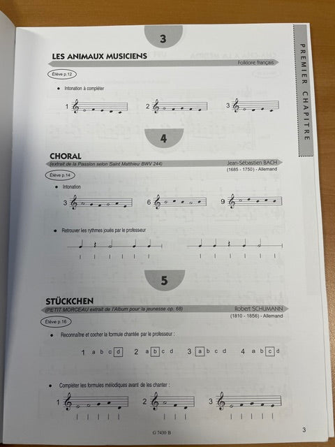 L'Opus à l'Oreille cours volume 1 - complet de formation musicale Mikael Le Padan