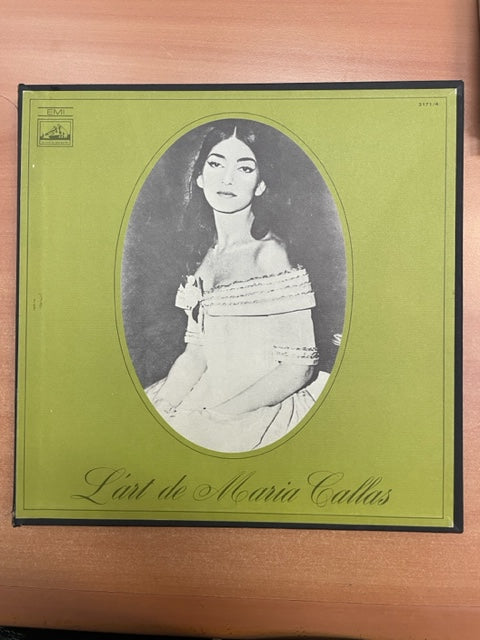 Coffret Vinyles L'art de Maria Callas ( 4 disques + 1 disque d'interviews, hommages à M.Callas)-3000 partitions, livres et vinyles d'occasion en vente sur notre site internet gastonmusicclub.fr Gaston Music Store