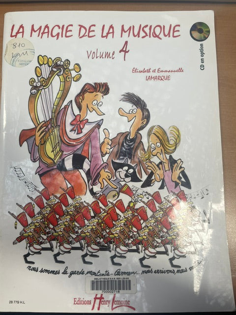 La magie de la musiue volume 4 Elisabeth Lamarque