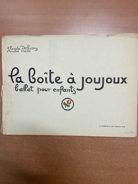 Claude Debussy La boîte à joujoux ballet pour enfants pour piano