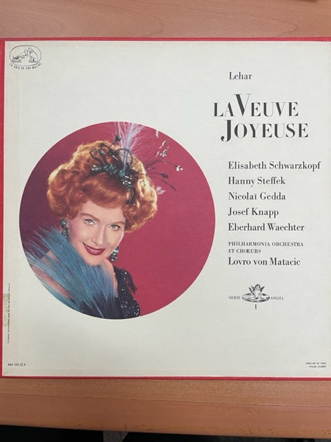 Vinyle Franz Lehar La Veuve joyeuse, opérette en 3 actes Elisabeth Schwarzkopf et Nicolaï Gedda-3000 partitions, livres et vinyles d'occasion en vente sur notre site internet gastonmusicclub.fr Gaston Music Store