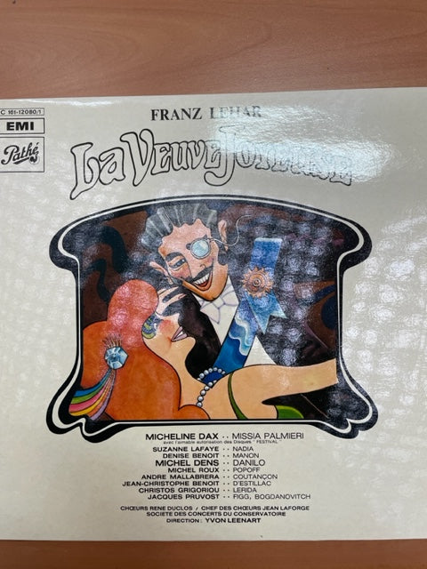 Vinyle Franz Lehar La Veuve joyeuse, opérette en 3 actes Micheline Dax, Suzanne Lafaye, M.Roux-3000 partitions, livres et vinyles d'occasion en vente sur notre site internet gastonmusicclub.fr Gaston Music Store