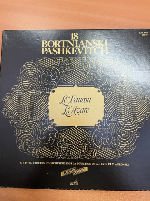 Coffret 4 vinyles Bortnianski - Pashkevitch - 3000 partitions, livres et vinyles d'occasion  en vente sur notre site internet gastonmusicclub.fr Gaston Music Store