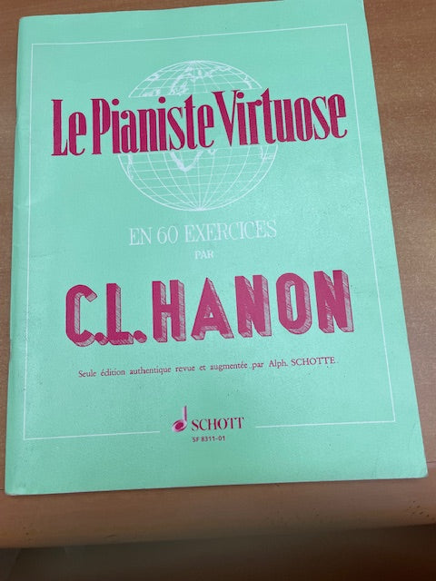 Hanon Le pianiste virtuose-3000 partitions, livres et vinyles d'occasion en vente sur notre site internet gastonmusicclub.fr Gaston Music Store