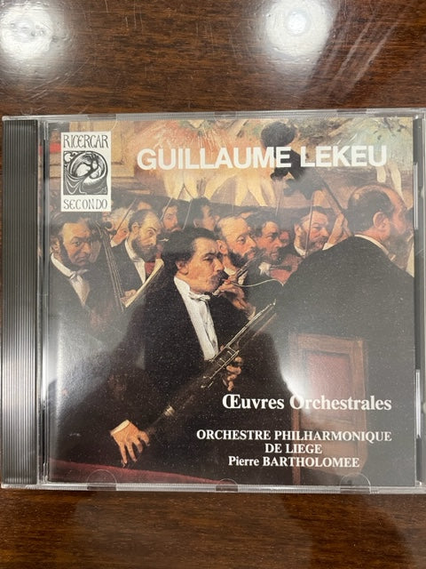 CD Guillaume Lekeu Guillaume Oeuvres orchestrales direction Pierre Bartholomee volume 1- 3000 partitions, livres et vinyles d'occasion en vente sur notre site internet gastonmusicclub.fr Gaston Music Store