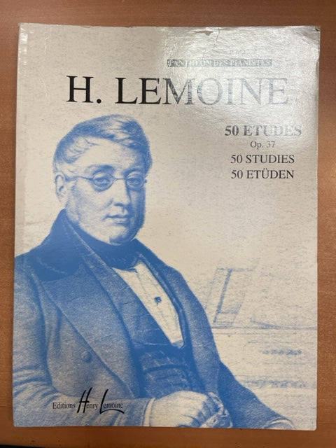 Henry Lemoine 50 études opus 37 pour piano