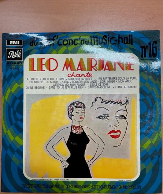 Vinyle Leo Marjane chante