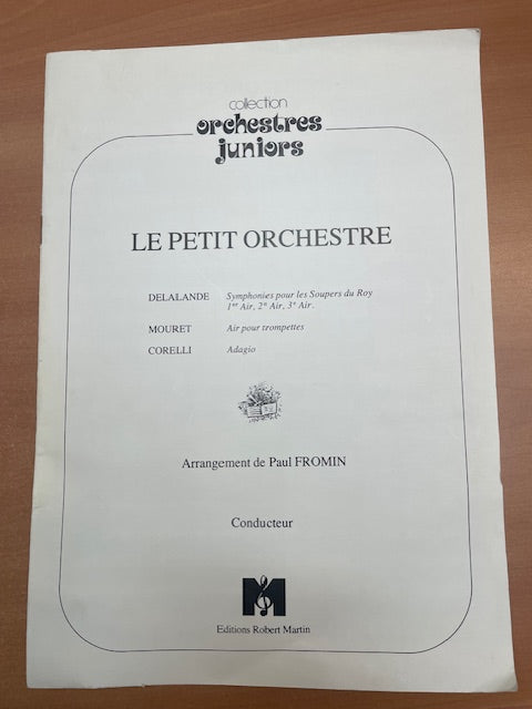 Delalande Symphonie pour les soupers du roi conducteur-3000 partitions, livres et vinyles d'occasion en vente sur notre site internet gastonmusicclub.fr Gaston Music Store