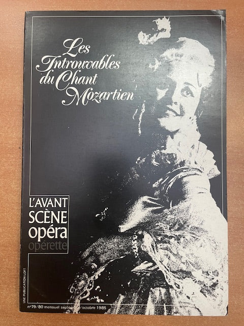 Revue Les introuvables du chant mozartien aux éditions Avant Scène-3000 partitions, livres et vinyles d'occasion en vente sur notre site internet gastonmusicclub.fr Gaston Music Store