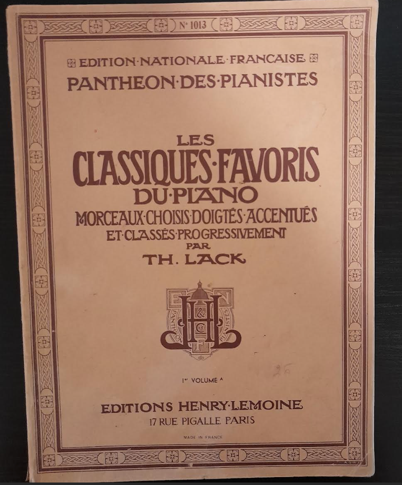 Les classiques favoris du piano - morceaux choisis volume 1A