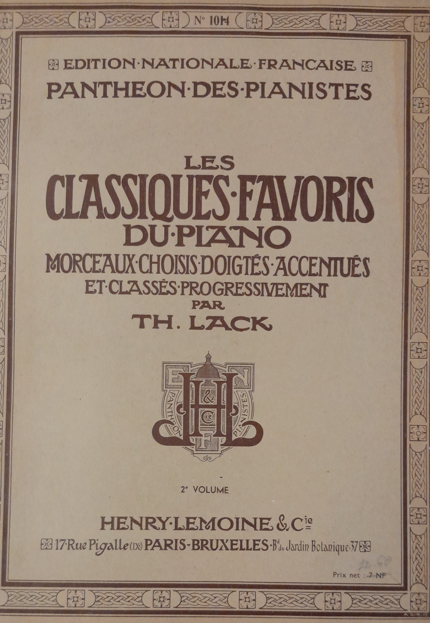 Les classiques favoris du piano - morceaux choisis volume 2 - 2 CD inclus