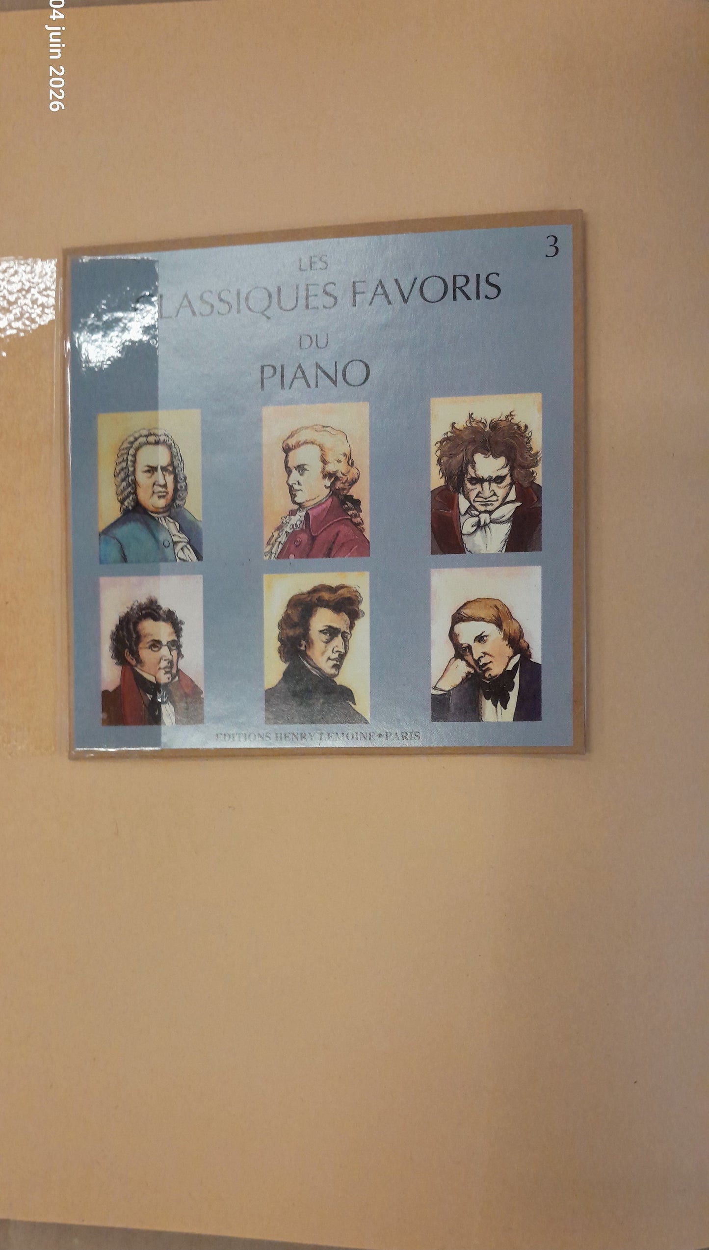 Les classiques favoris du piano - morceaux choisis volume 3 - CD inclus