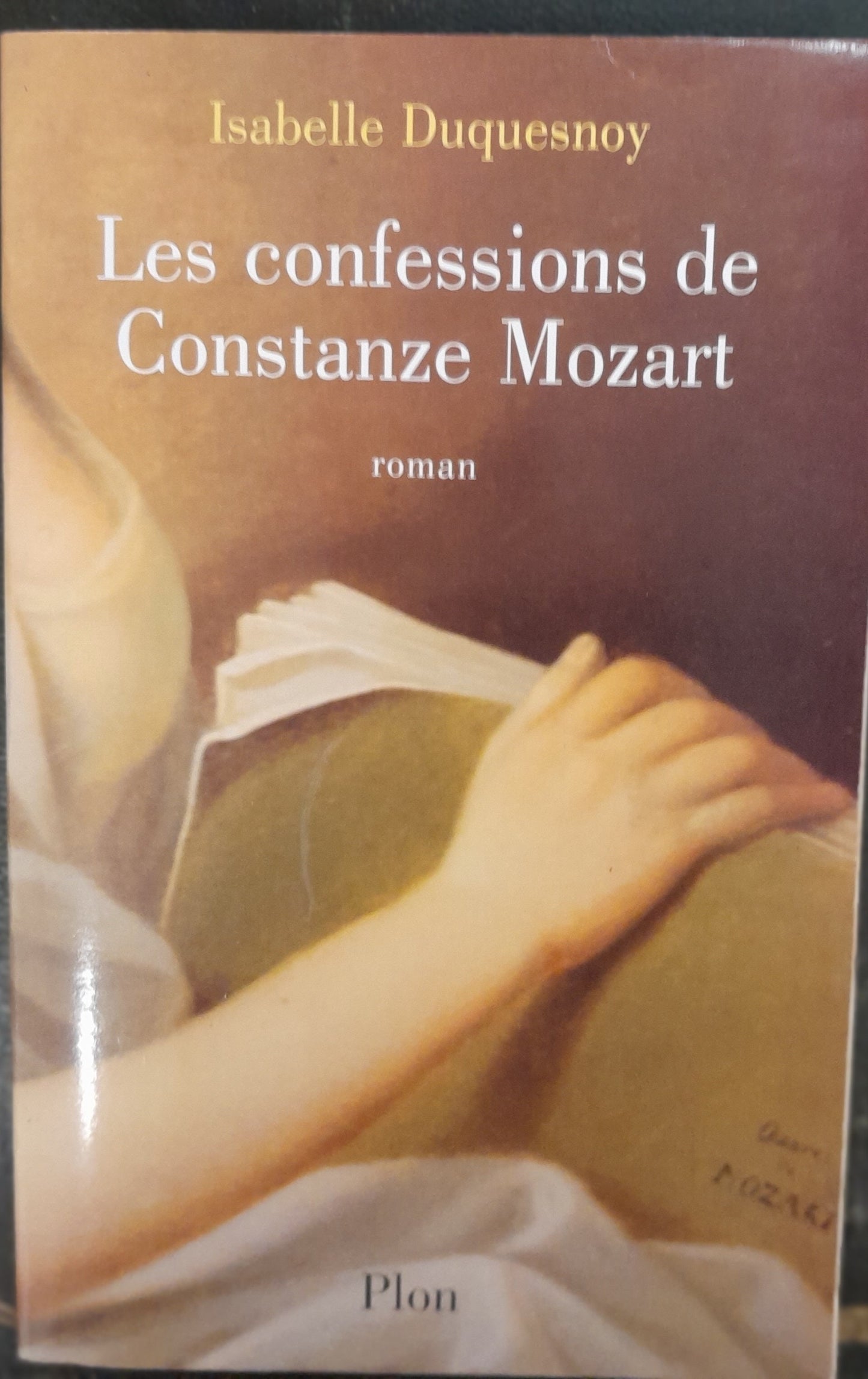 Les confessions de Constanze Mozart, roman Livre d'Isabelle Duquesnoy
