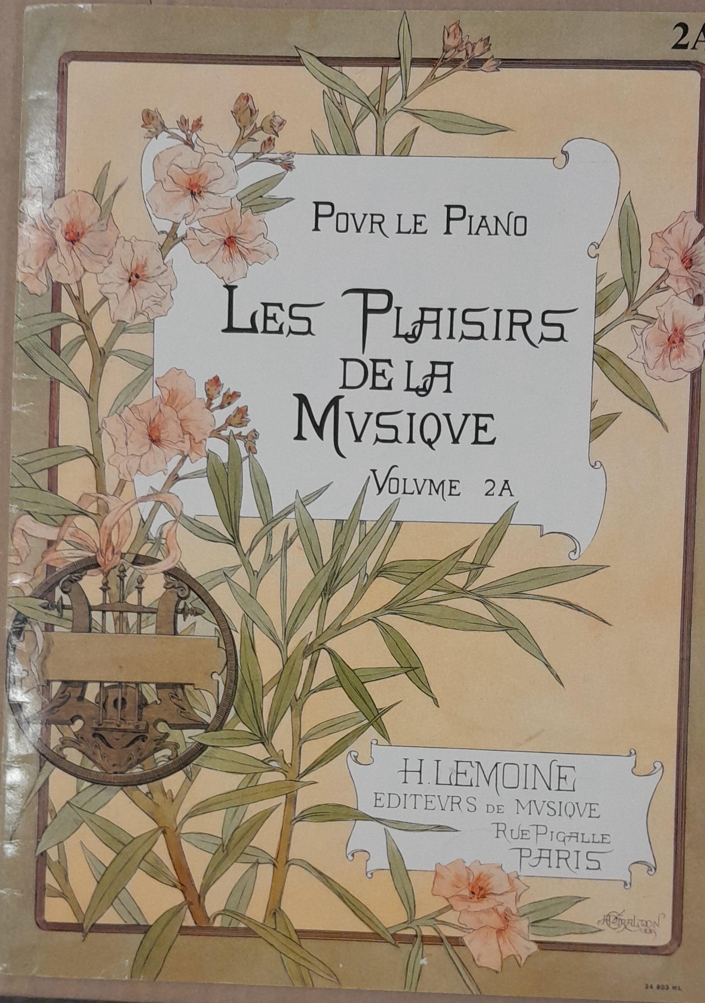 Les plaisirs de la musique vol 2A (préparatoire 1) partition piano