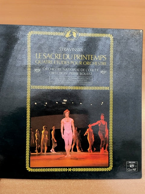 Vinyle Stravinsky Le Sacre du printemps direction Pierre Boulez