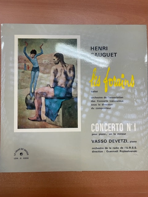 Vinyle Henri Sauguet Les forains, ballet - Concerto n°1 pour piano