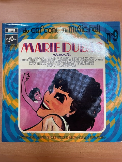 Vinyle Marie Dubas chante- 3000 partitions, livres et vinyles d'occasion  en vente sur notre site internet gastonmusicclub.fr Gaston Music Store