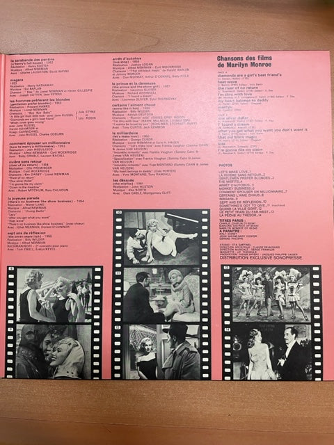 Vinyle Pleins sons sur Marilyn Monroe