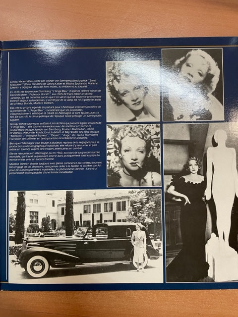 Vinyle Marlene Dietrich Disque d'or