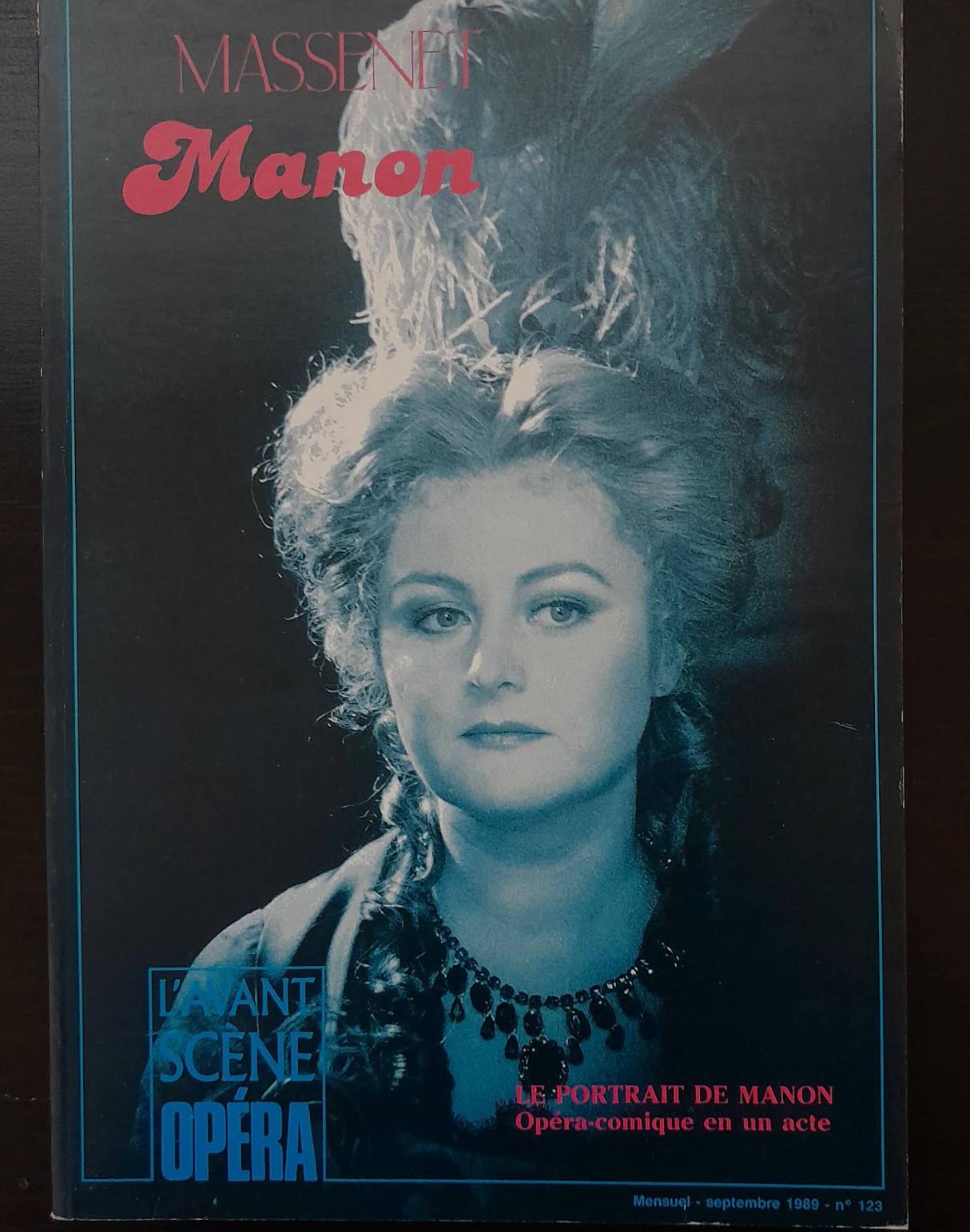 Massenet revue "Avant-Scène" Opéra n° 123: Manon