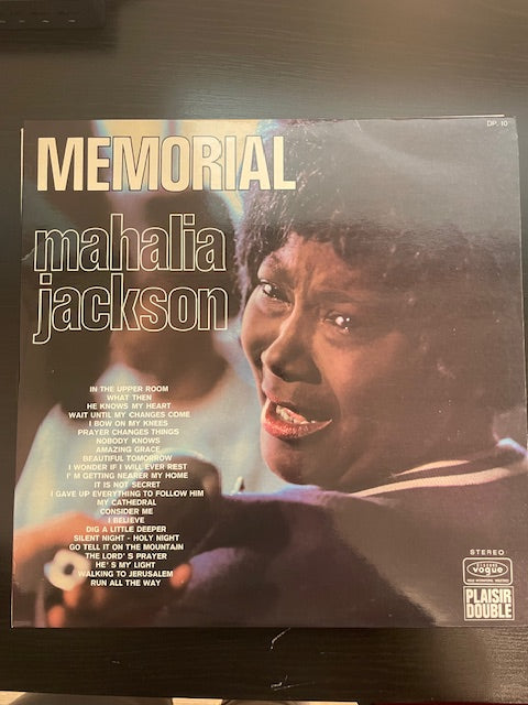 Coffret 2 Vinyles Mahalia Jackson Memorial -3000 partitions, livres et vinyles d'occasion en vente sur notre site internet gastonmusicclub.fr Gaston Music Store