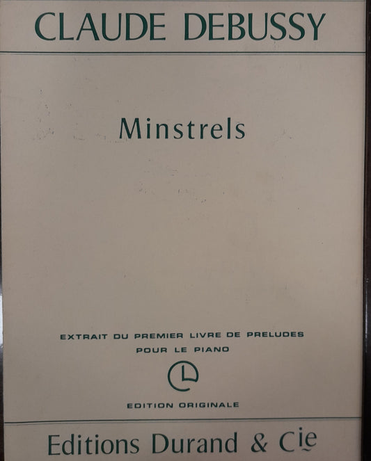 Claude Debussy Minstrels (extrait de "Préludes")pour piano-3000 partitions, livres et vinyles d'occasion en vente sur notre site internet gastonmusicclub.fr Gaston Music Store