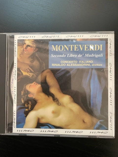 CD Monteverdi Secondo Libro de Madrigali à 5 voix direction Rinaldo Alessandrini-3000 partitions, livres et vinyles d'occasion en vente sur notre site internet gastonmusicclub.fr Gaston Music Store